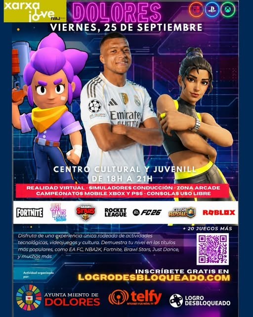 Tarde gratuita de videojuegos en Dolores