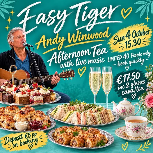 Afternoon Tea met Andy Winwood