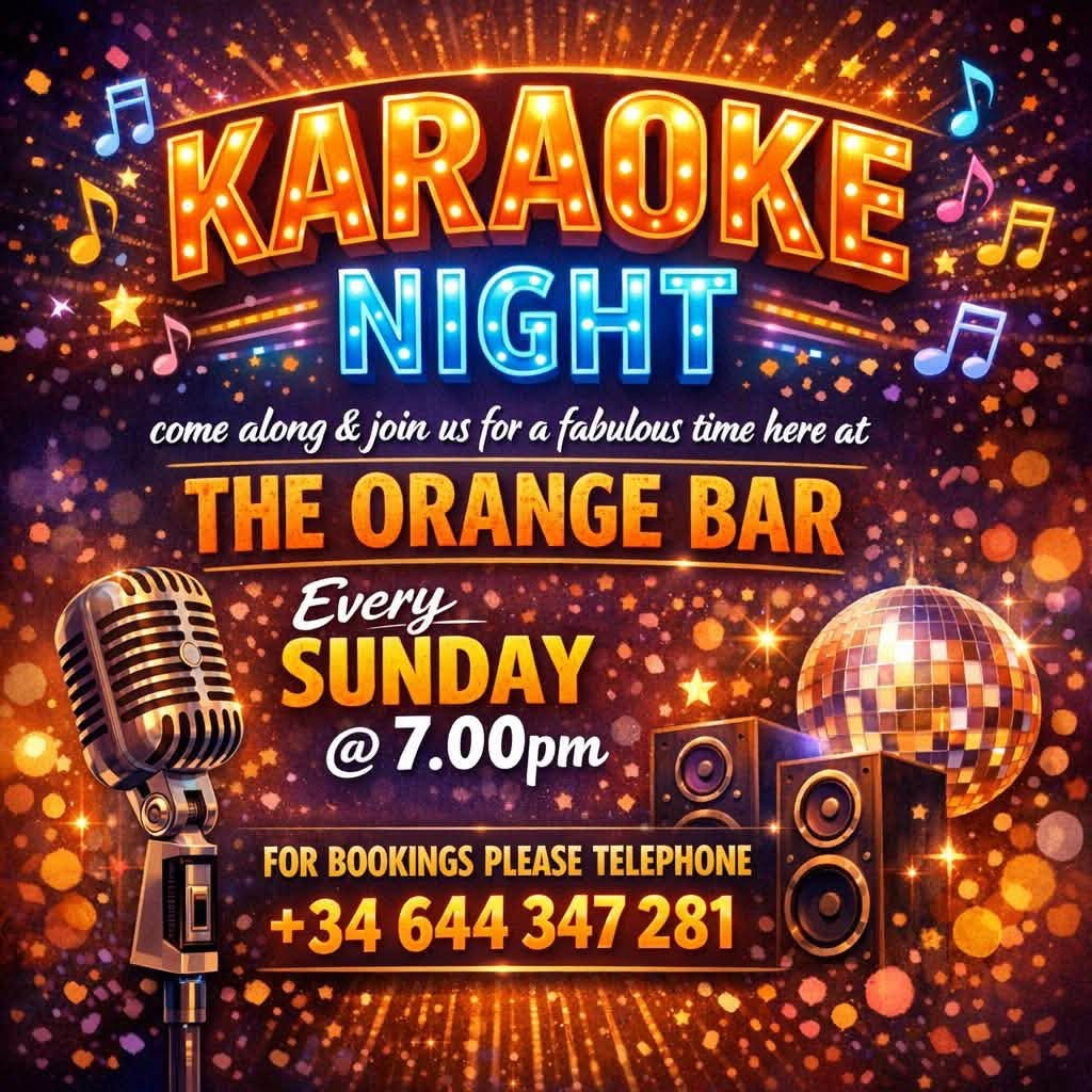 Noche de karaoke en The Orange Bar