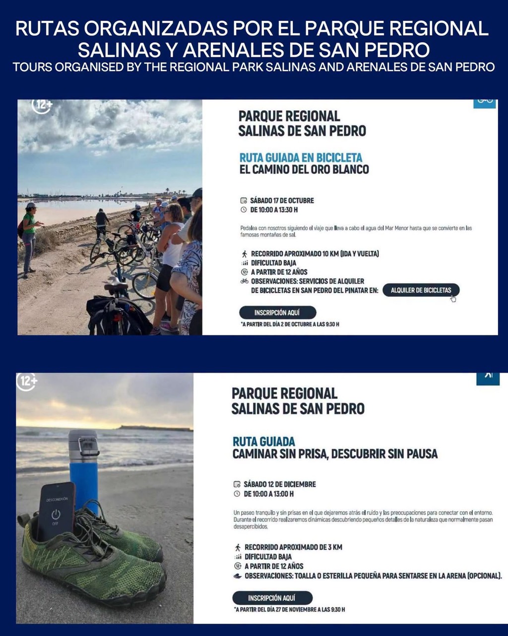 Ruta guiada en bicicleta: El camino del oro blanco