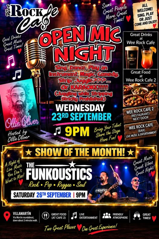 The Funkoustics en directo en Wee Rock Cafe